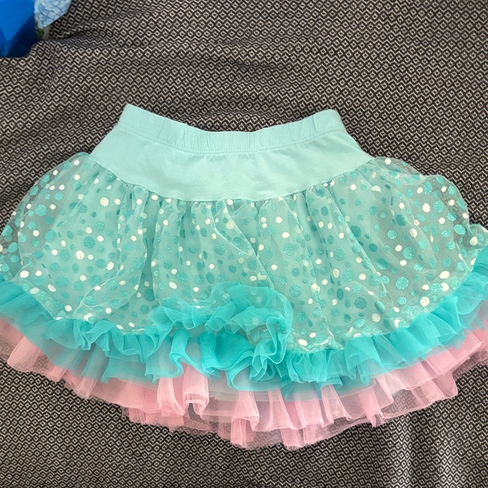 Jona Michelle Turquoise and Pink Tutu Skirt